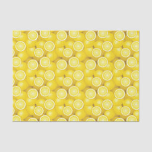 Papier Mousseline Motif 2 de citron