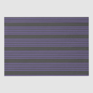Papier Mousseline Motif à cinq bandes Ultra violet et charbon de boi