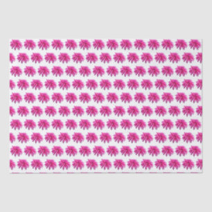 Papier Mousseline Motif à répétition rose Dahlia simple élégant