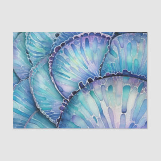 Papier Mousseline Motif Abstrait Abalone Shell