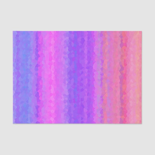 Papier Mousseline Motif Abstrait en mosaïque sans joint (Recto)