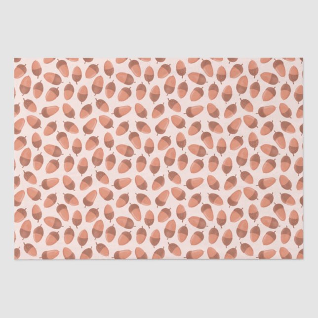 Papier Mousseline Motif Acorn (Recto)