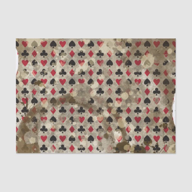 Papier Mousseline Motif affligé d'Alice du pays des merveilles (Recto)