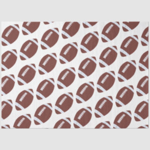 Papier Mousseline Motif américain de football Gridiron Ball