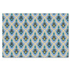 Motif arabe marocain en bleu et jaune