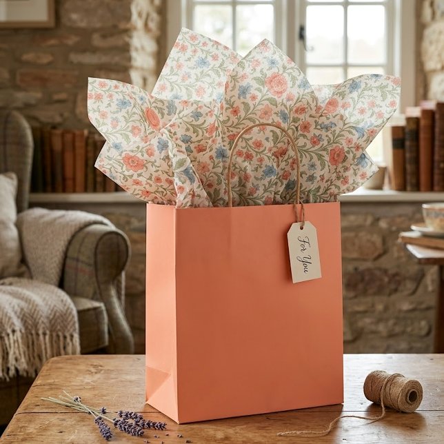 Papier Mousseline Motif artistique floral Shabby Chic d'anglais élég (Créateur téléchargé)