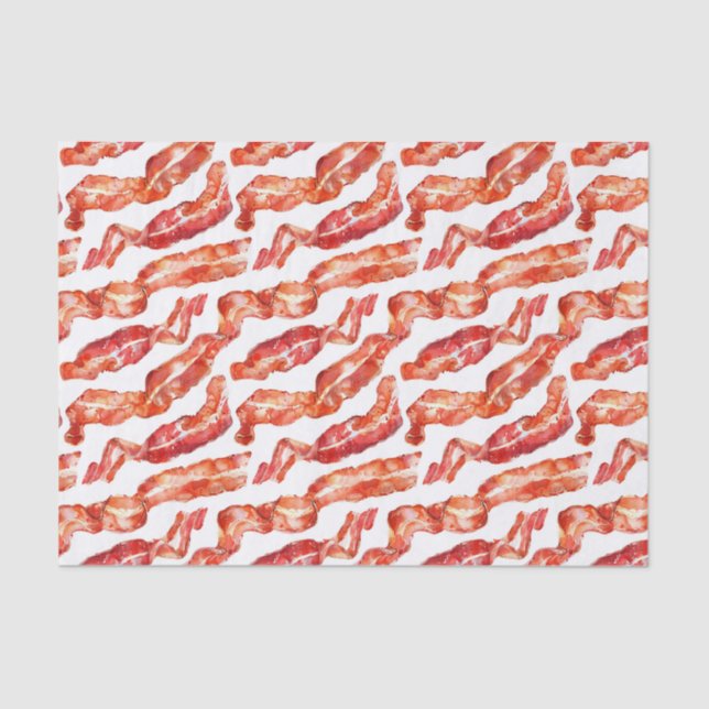 Papier Mousseline Motif Bacon (Recto)