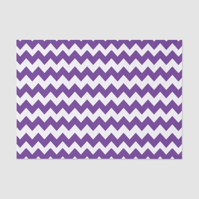 Papier Mousseline Motif blanc et pourpre de Chevron (Recto)