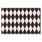 Motif blanc noir de harlequin