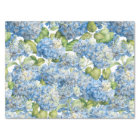 Motif bleu classique floral d'hortensia
