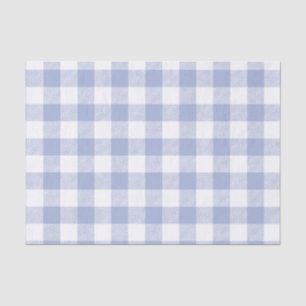 Papier Mousseline Motif bleu de contrôle de Buffalo de Perriwinkle