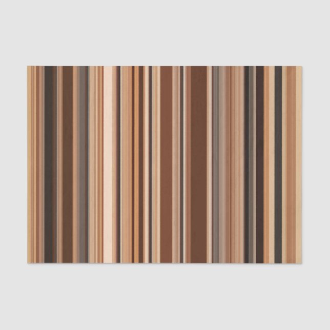 Papier Mousseline Motif Brown trié (Recto)