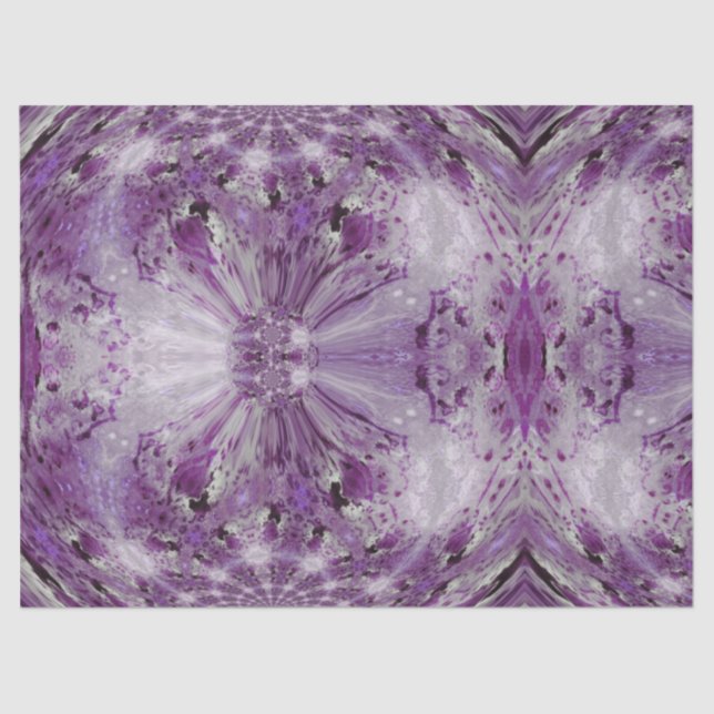 Papier Mousseline Motif calme pourpre et gris d'impression de