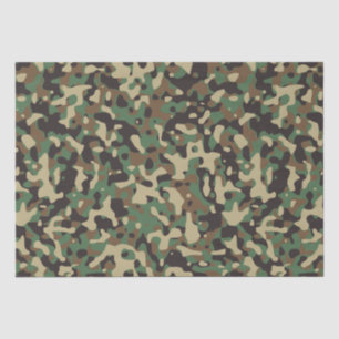 Papier Mousseline Motif camouflage Camo