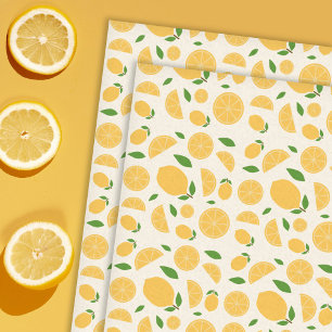 Papier Mousseline Motif citron