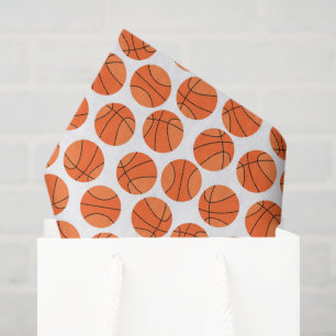 Papier Mousseline motif cool de basket-ball carrelé 