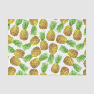 Papier Mousseline Motif d'aquarelle ananas