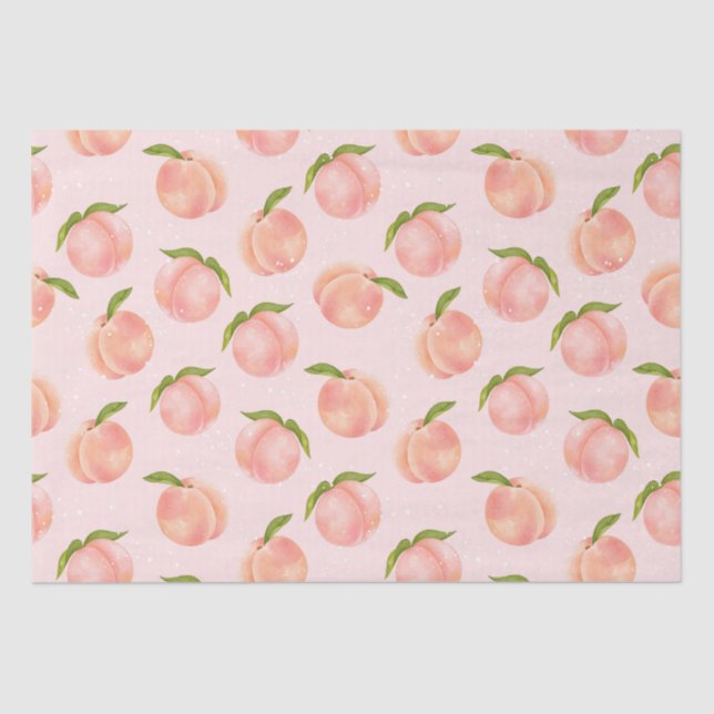 Papier Mousseline Motif d'aquarelle douce (Recto)