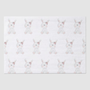 Papier Mousseline Motif de bébé lapin Baby Shower
