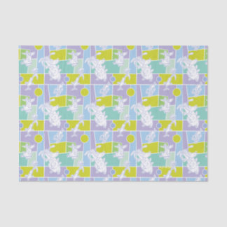 Papier Mousseline Motif de bloc couleur vache et poulet