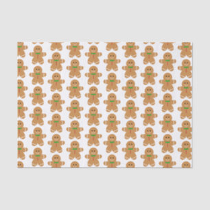 Papier Mousseline Motif de bonhomme en pain d'épice