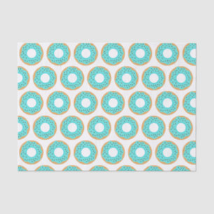 Papier Mousseline Motif de bouillie de chocolat bleu