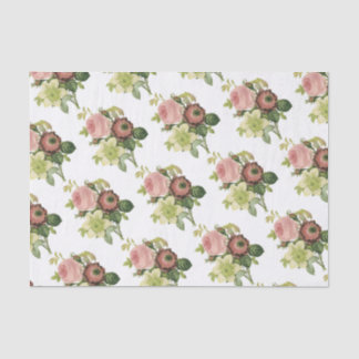 Papier Mousseline Motif de bouquet de fleurs