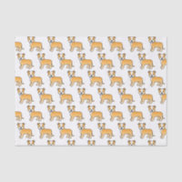 Motif de chien de dessin animé mignon Staffie Fauv
