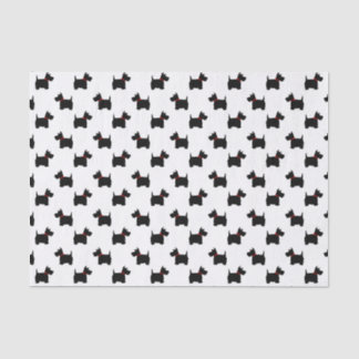 Papier Mousseline Motif de chien de Scottie