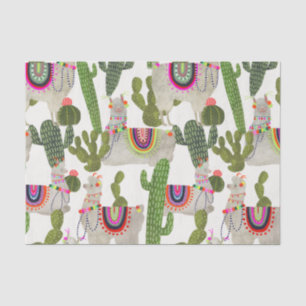 Papier Mousseline Motif de collection Llamarama