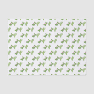 Papier Mousseline Motif de couple de cactus