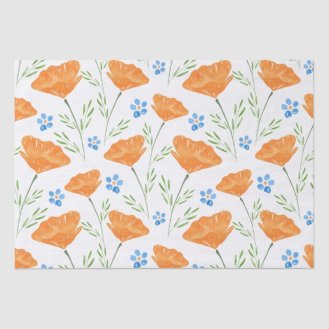 Papier Mousseline Motif de crapaud de Californie (Recto)