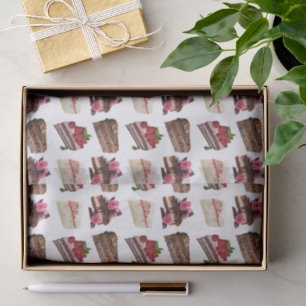 Papier Mousseline Motif de desserts délicieux pour les amateurs de g