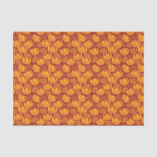 Papier Mousseline Motif de fleur d'or