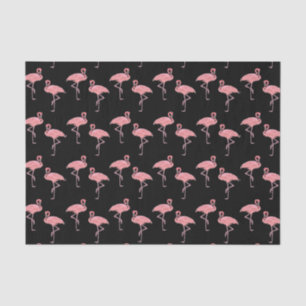 Papier Mousseline Motif de flux de Flamant rose rose chaud