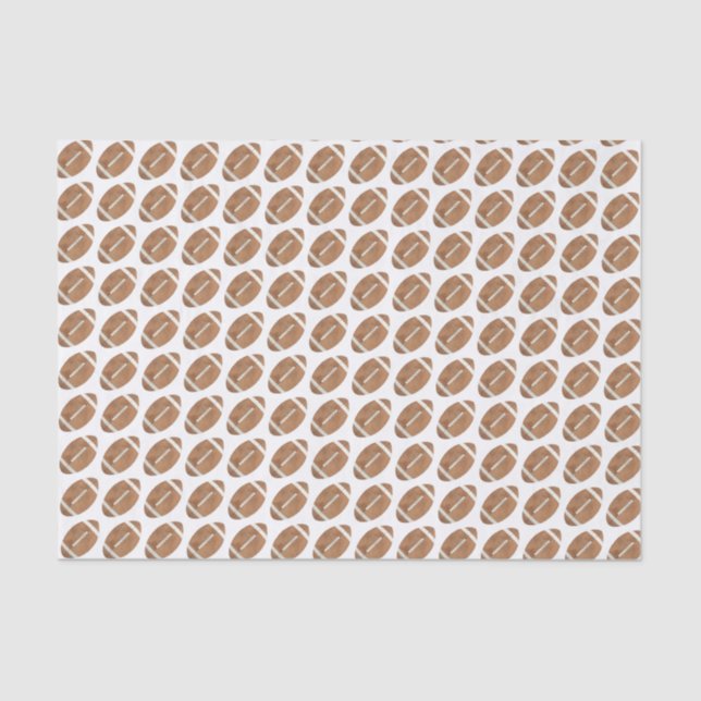 Papier Mousseline Motif de football aquarelle (Recto)