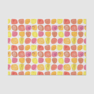 Papier Mousseline Motif de fruit