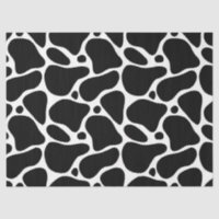 Motif de girafe noir et blanc