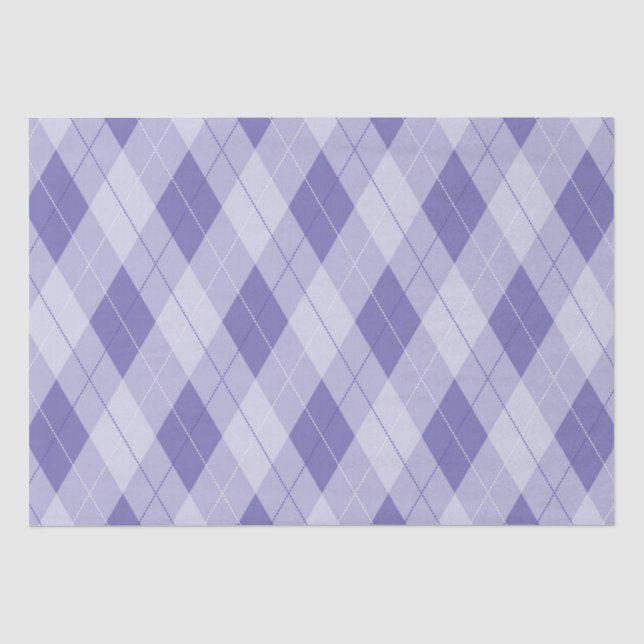 Papier Mousseline Motif de Jacquard Lilac Lavender violet clair (Recto)