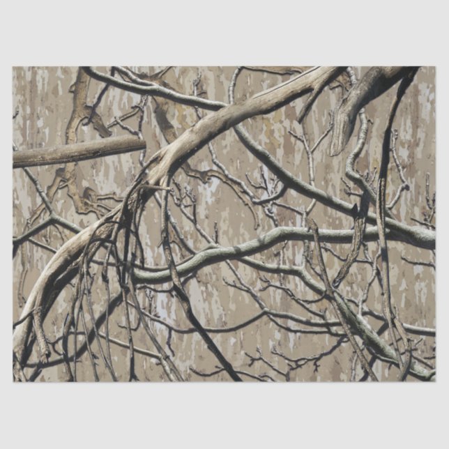 Papier Mousseline Motif de la chasse au camouflage 5 (Recto)