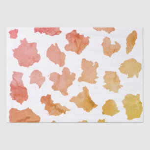 Papier Mousseline Motif de la peau de vache aquarelle