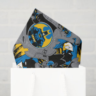 Papier Mousseline Motif de lancer à fond Batman