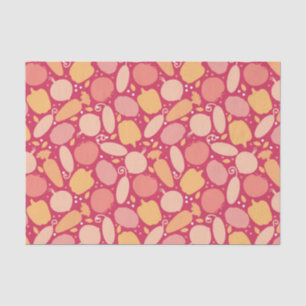 Papier Mousseline motif de légumes colorés