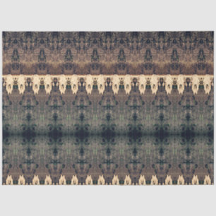 Papier Mousseline Motif de l'Ouest de la tribu Brown Taureau de Beig