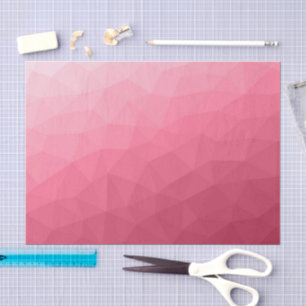 Papier Mousseline Motif de maillage géométrique rose rose clair
