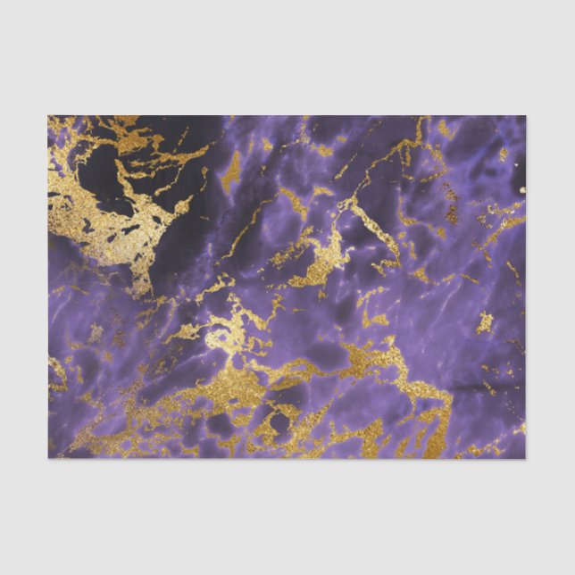 Papier Mousseline Motif de marbre noir pourpre de parties (Recto)