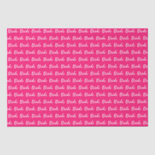Papier Mousseline Motif de mariée de bachelorette personnalisé