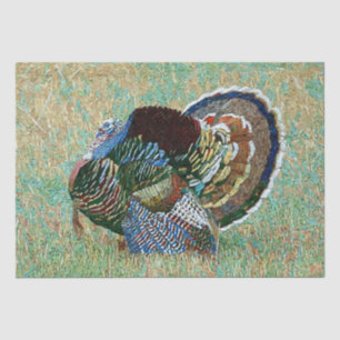 Papier Mousseline Motif de mosaïque de Turquie sauvage Imprimer Déco