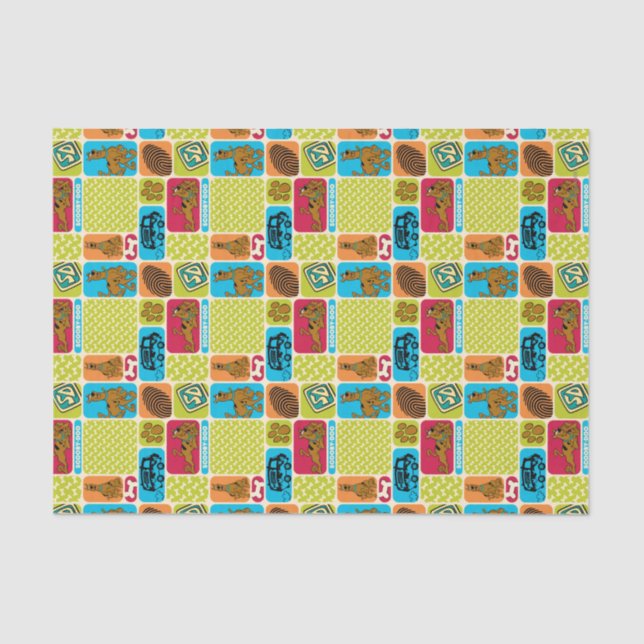 Papier Mousseline Motif de mystère Scooby-Doo (Recto)