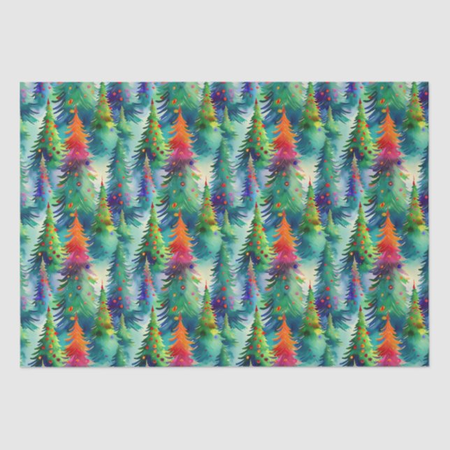 Papier Mousseline Motif de Noël (Recto)